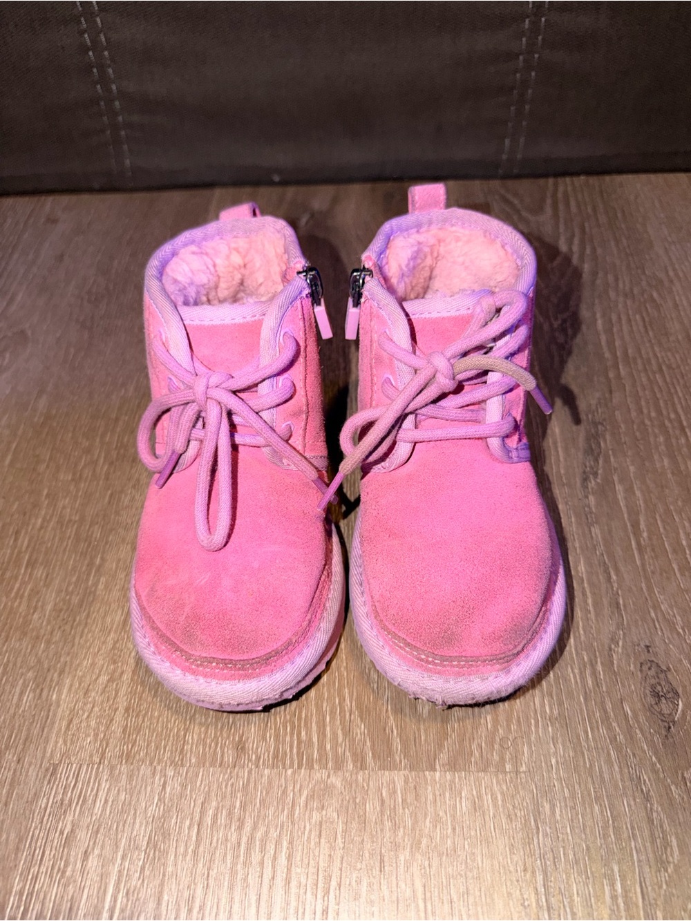 UGG Girls Toddler Pink Boots – Size 10